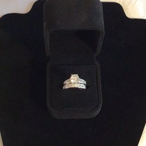 Bridal Set, Sterling Silver and CZ